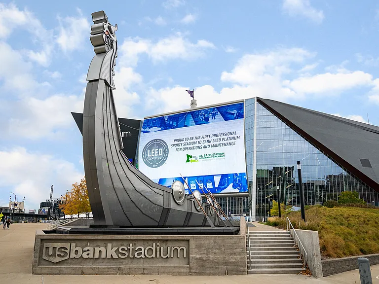 Near US Bank Stadium
