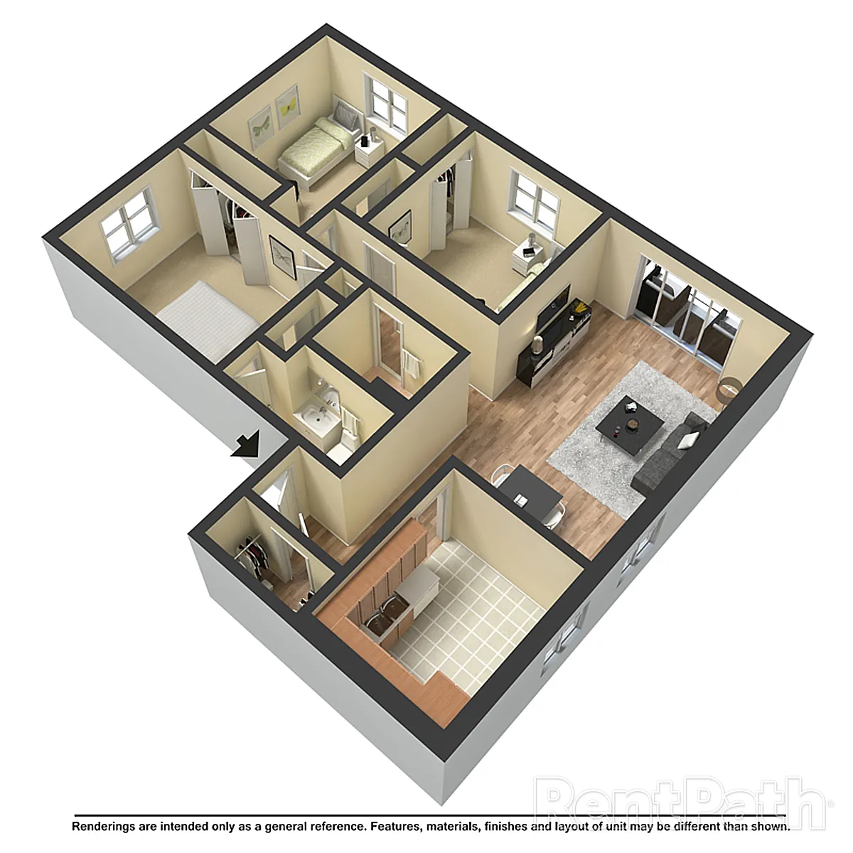Floor plan 3x2C