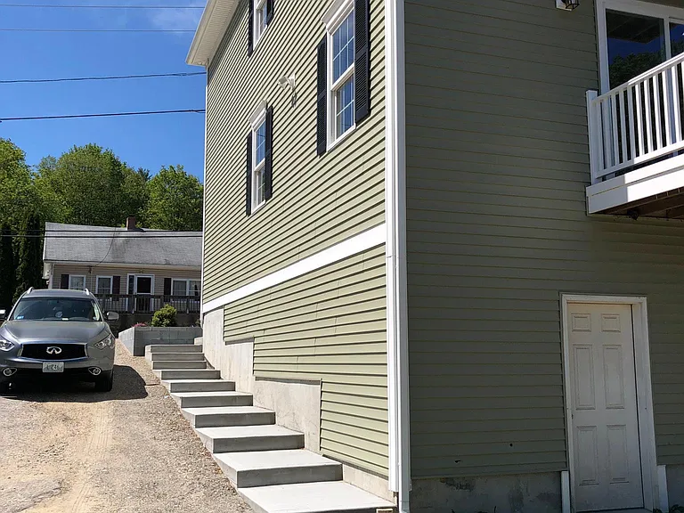 Side entrance