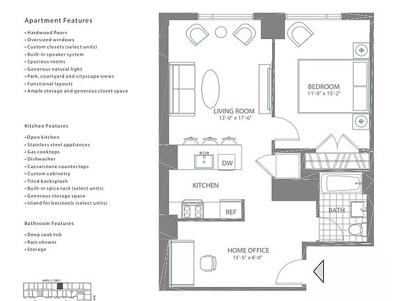 2nd image of 101 Bedford Ave APT C607