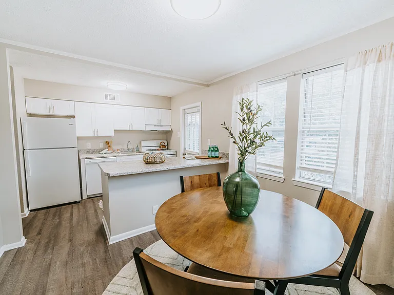 Granite Countertops & White Cabinets