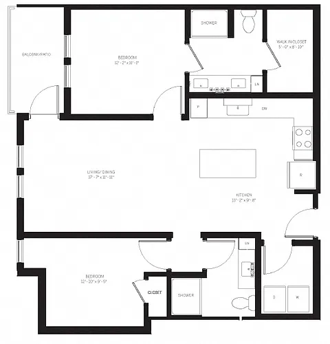 Floor plan B12