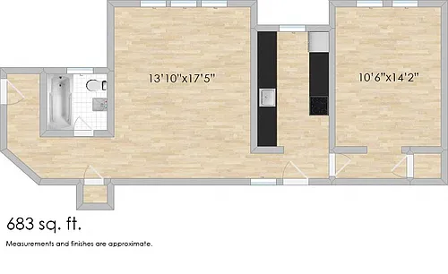 Floor plan 1038 Randolph G