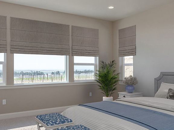 Monterey Virtually Staged Master Bedroom
