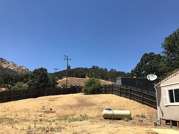 side yard looking over Mt. Diablo