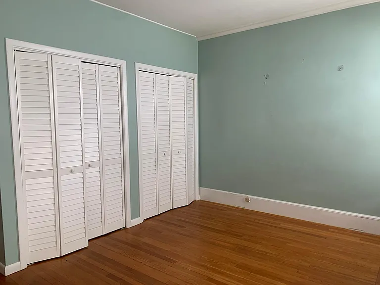 Master bedroom with double closet