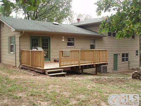 rear of house deck
