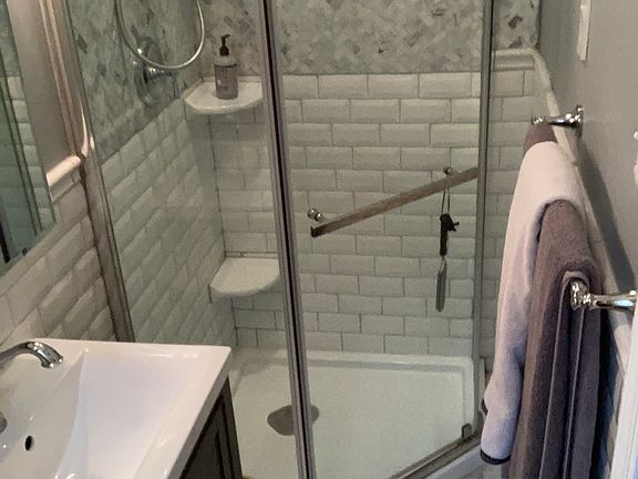New bathroom with shower