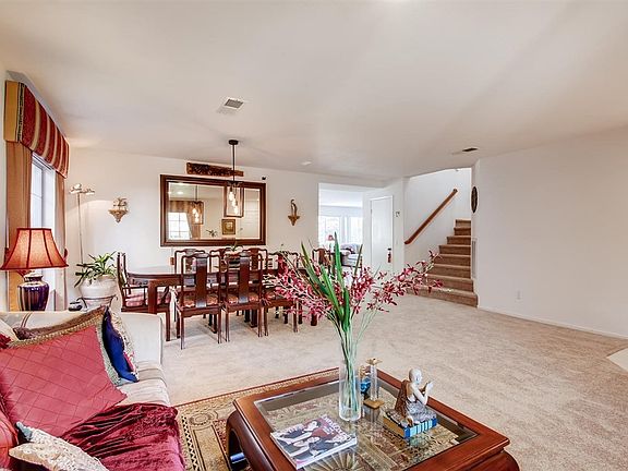 Looking from your living room into your beautiful dining room.