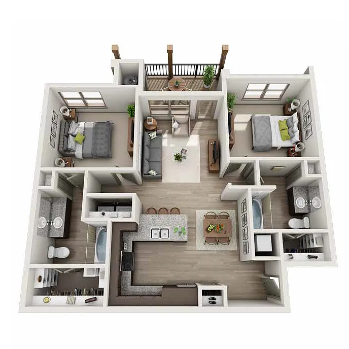 Floor plan B2-B-Olympus