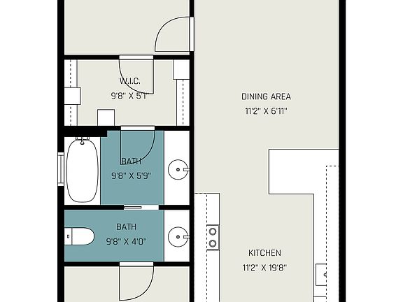 Open and Spacious Floor Plan