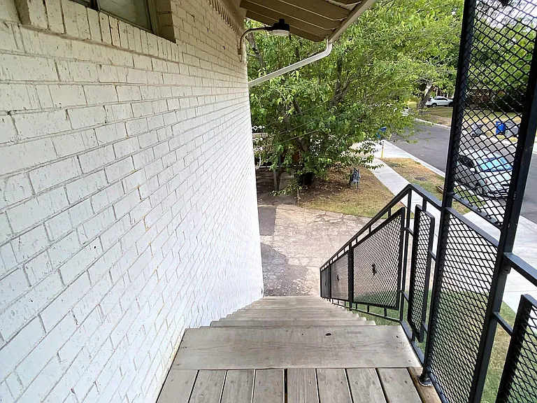 front entrance from front door
