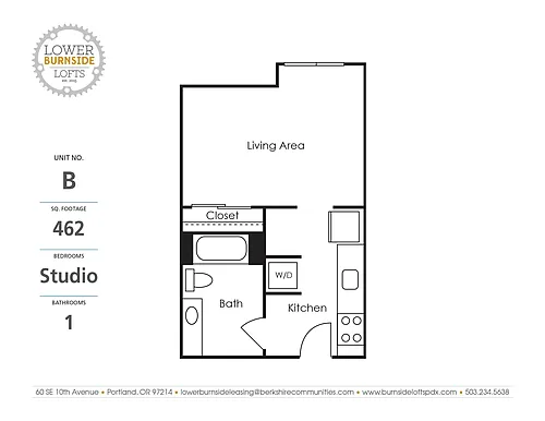 Floor plan Studio
