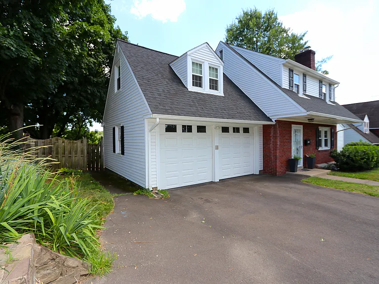 Great 2 car garage with rear yard door