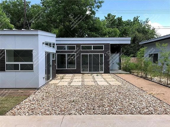 View of back of bungalow.
