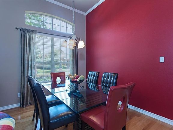 Spacious formal dining room.