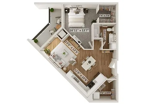 Floor plan Parker B