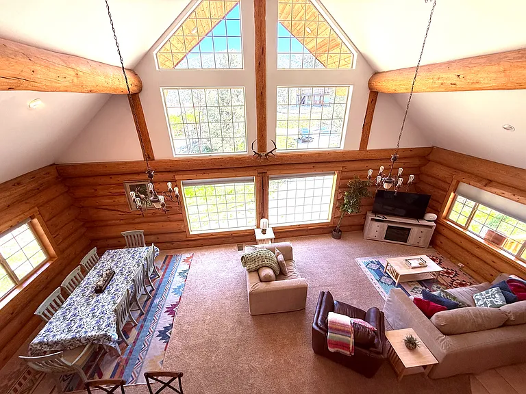 View of living/dining room from upstairs