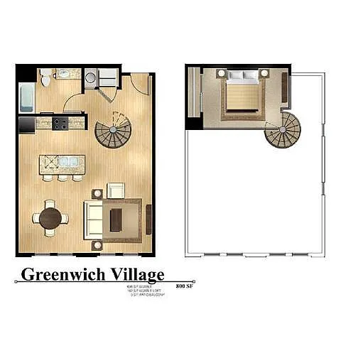 Floor plan Greenwich Village