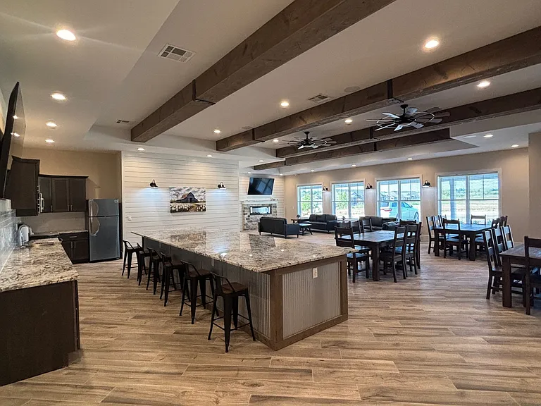 Our large community room perfect for parties or just relaxing