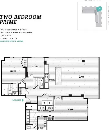Two Bedroom Prime Two Bedroom Prime