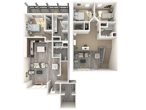 Floor plan Villas Deluxe
