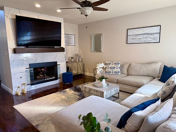 Living area, closer look