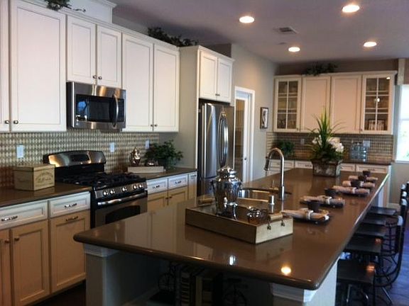 Modern kitchen all stainless with large island