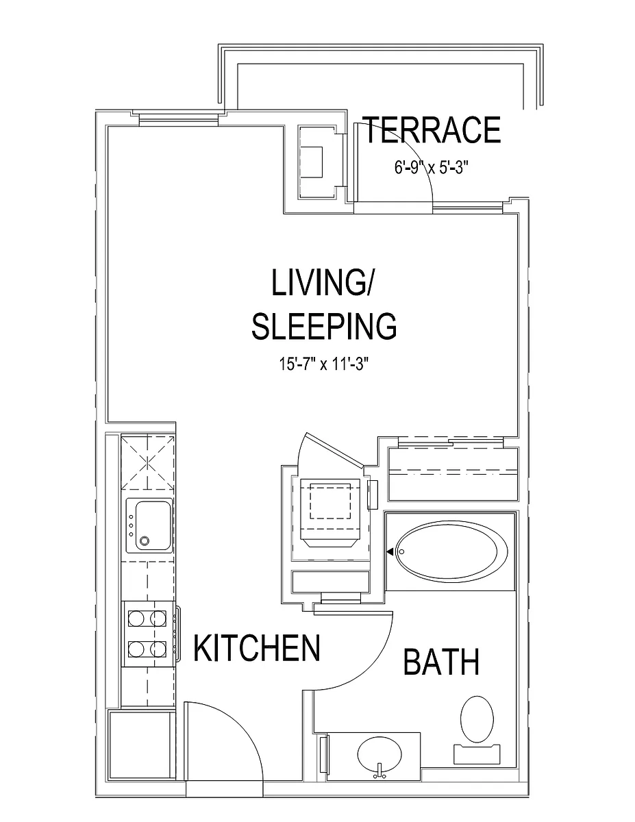 Floor plan S1-R