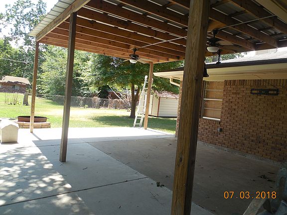 Covered Patio in Back Yard