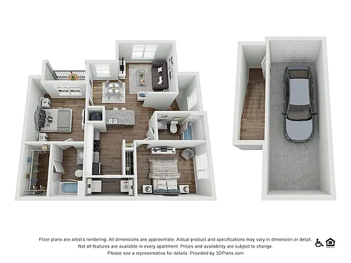 Floor plan B1 Garage | Wegner