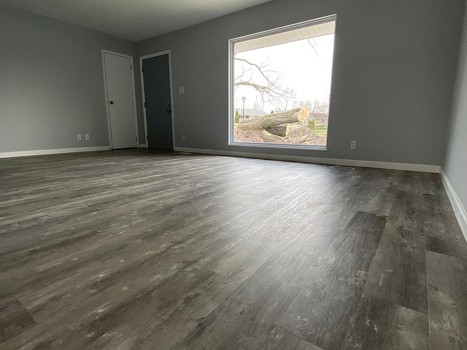 Living room with big window