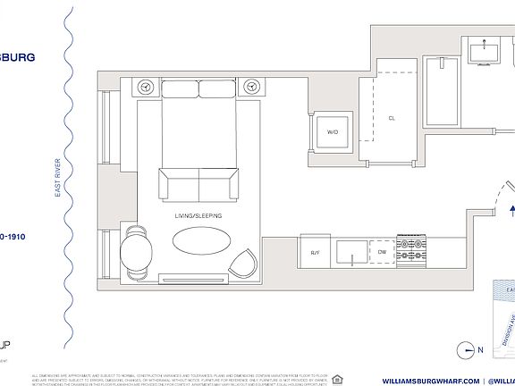 2nd image of 482 Kent Ave #1910