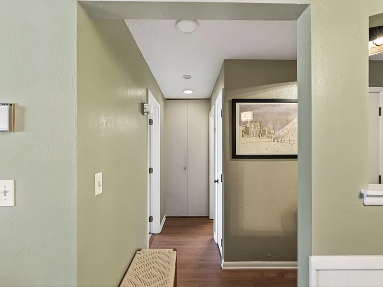 Hallway and closet
