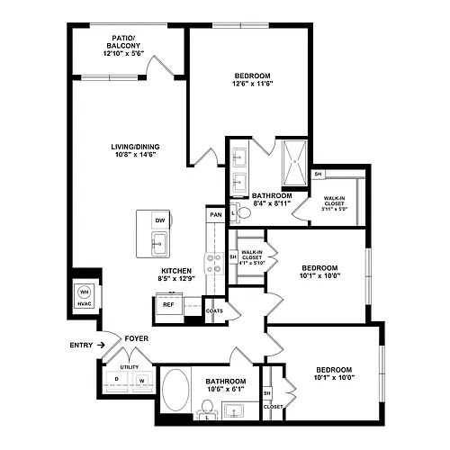 Floor plan C1