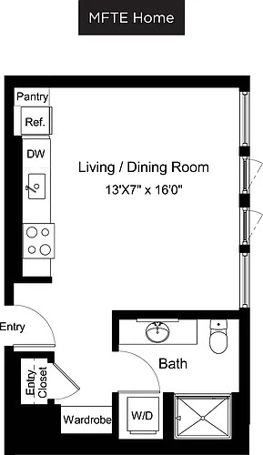 Floor plan S2 MFTE