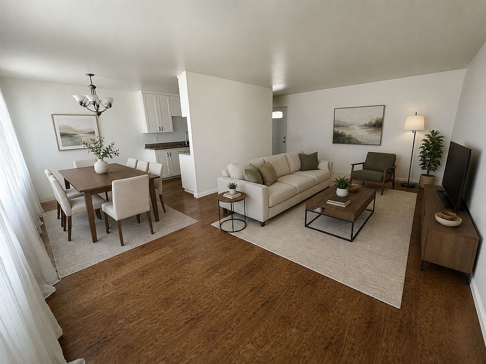 Virtually staged living room for illustration purposes only. Unit is unfurnished.