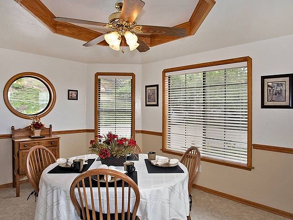 Eat in kitchen w/ interesting architectural details