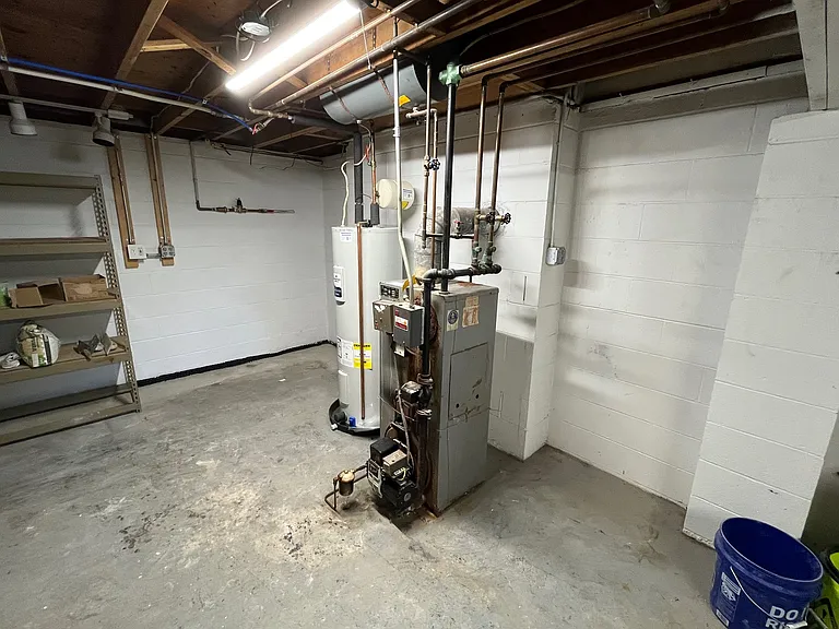 new hot water heater, oil furnace, baseboard heat