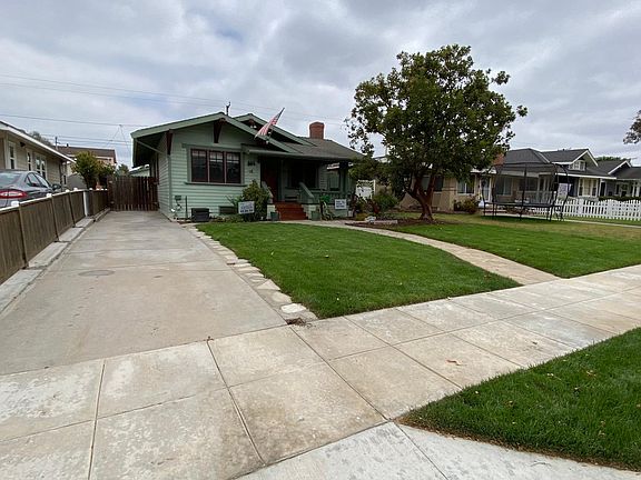 long driveway and side walk