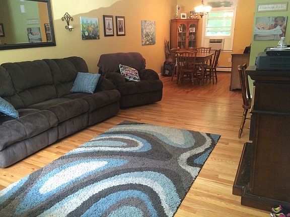 Open living room/dining room