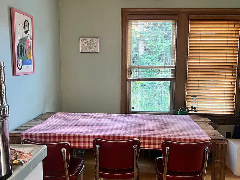 Southern facing for ample light.