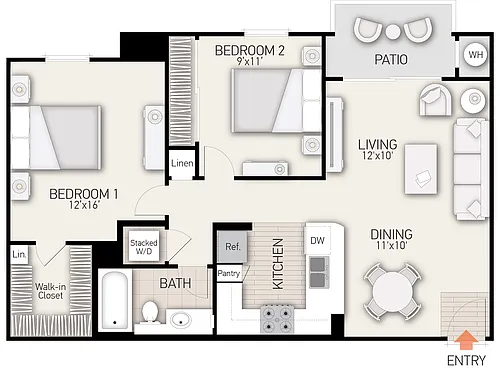 Floor plan Plan G