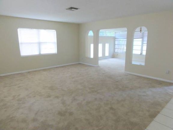 living room and den