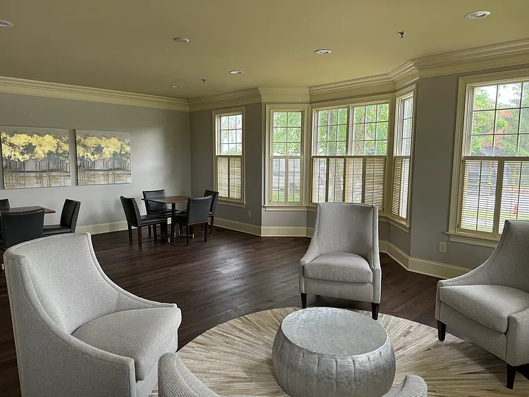 Multiple meeting rooms in the clubhouse that can be reserved for events and birthday parties