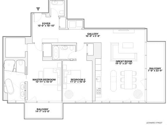2nd image of 56 Leonard St APT 24BE