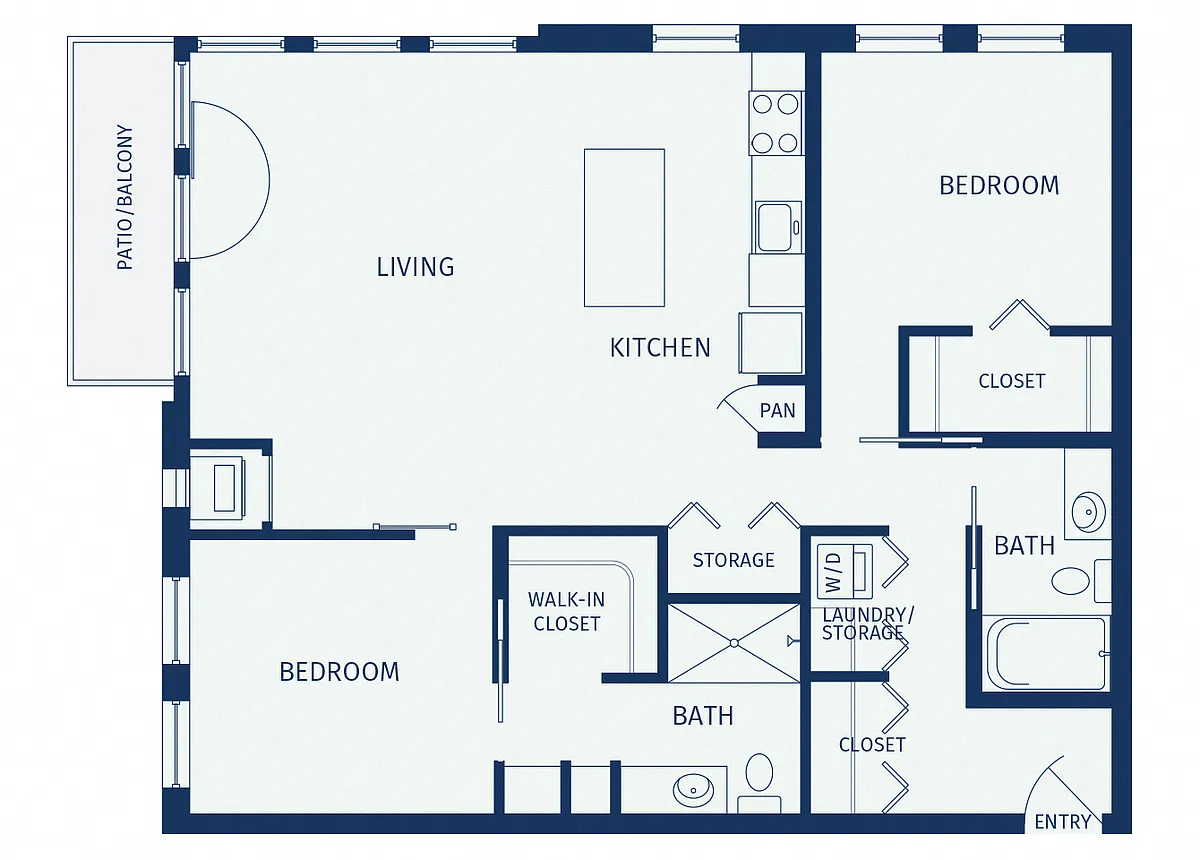 Floor plan B6