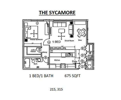Floor plan The Sycamore