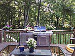 Deck, looking into back yard