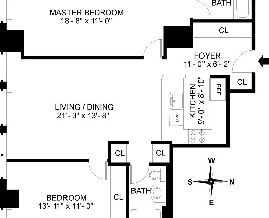 2nd image of 80 John St APT 8B